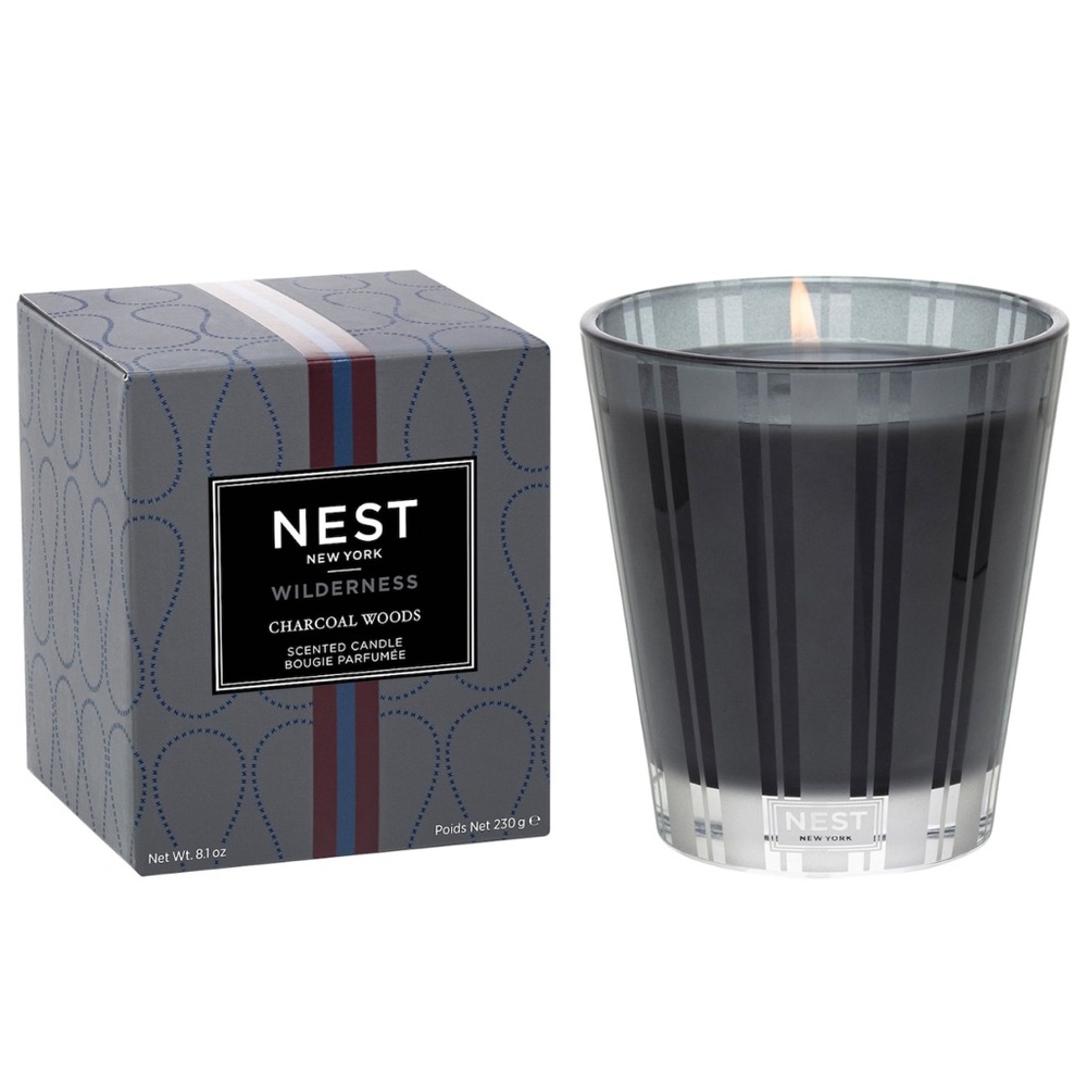 NEST New York Charcoal Woods Candle 8.1oz $48 NIB